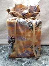 Hawks, Handmade, square tissue box cover, cotton fabric