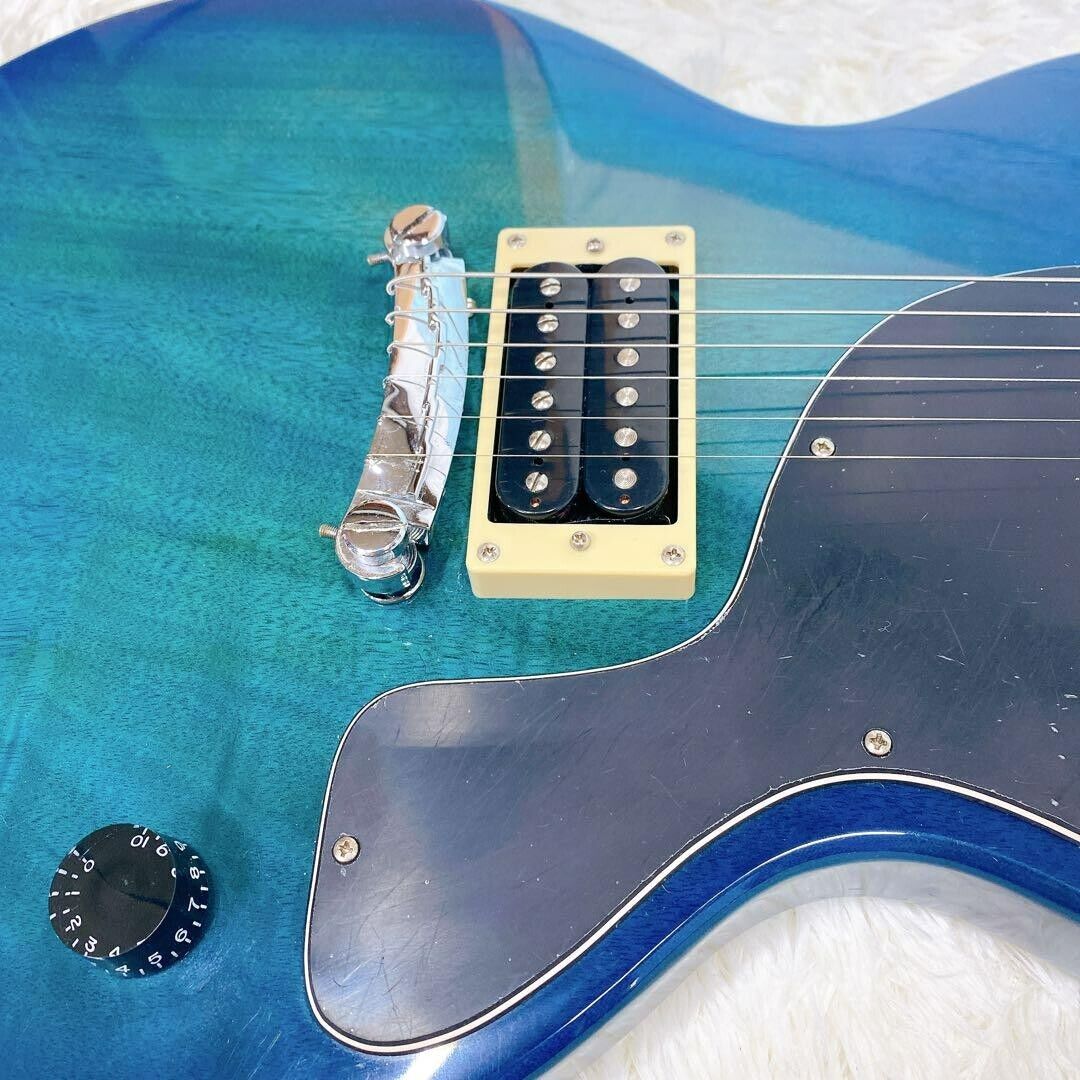 Epiphone Les Paul Junior Electric Guitar Blue Burst rare Epiphone Les Paul Junior Electric Guitar Blue Burst rare