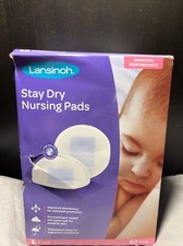Nursing Pads, Lansinoh Stay Dry Disposable Waterproof Lining 60 Count