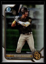 Rosman Verdugo 2022 Bowman Chrome Draft Refractor Card #BDC-161