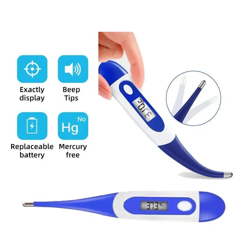 Digital Fever Thermometer for Adults and Kids, Medical Oral/Rectal/Underarm Body