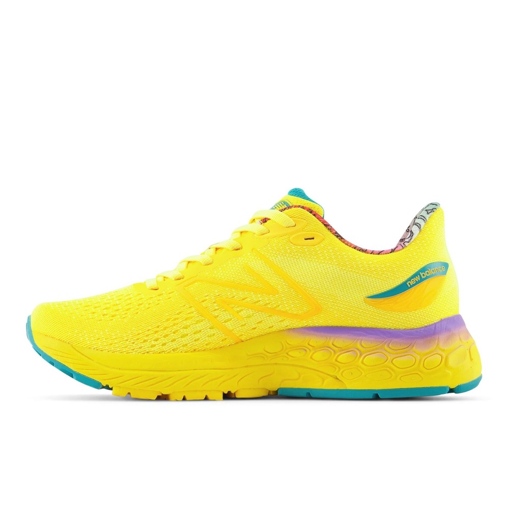 New Balance Fresh Foam X 880v12 Egg Yolk/Electric Teal 5 B (M)