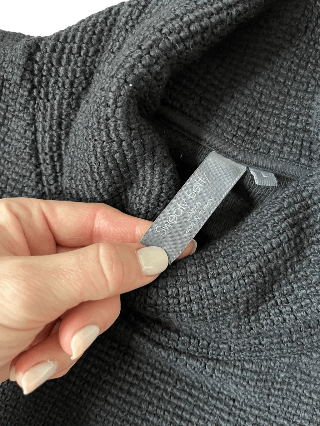 sweaty-betty restful boucle textured pullover sweatshirt