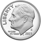2023 P D S Roosevelt Dime 3 Coin Set BU P & D and S Deep Cameo Proof