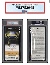 Golden State Warriors 73 Wins Record Ticket PSA Encapsulated Stephen Curry