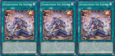 Extinguishing the Ashened x3 LEDE-EN095 Yu-Gi-Oh! TCG Common Playset