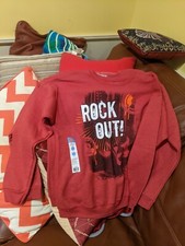 Rock Out Hanes EcoSmart Soft Sweatshirt, Youth Size XXL, Red, NWT