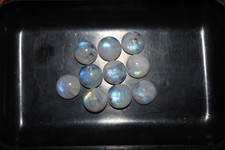 Rainbow Moonstone 10mm Round Cabochon Loose Gemstone s 
