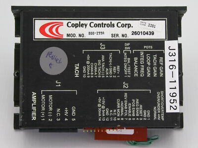 Copley Controls Servo Motor Antriebsverstärker 800-299A 11952