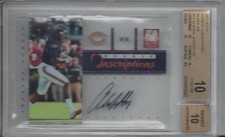ALSHON JEFFERY 2012 ELITE INSCRIPTIONS BLACK INK AUTO RC /50 BGS 10 10 PRISTINE