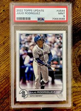 Julio Rodriguez RC #US44 PSA 9 Mint Mariners 2022 Topps Update series Rookie