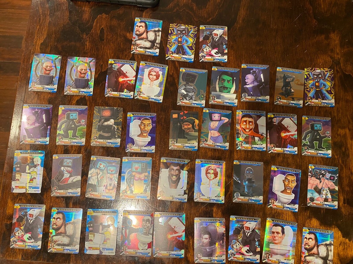Skibidi Toilet Trading Cards - Lot of 39 Cards Skibidi Toilet Trading Cards - Lot of 39 Cards