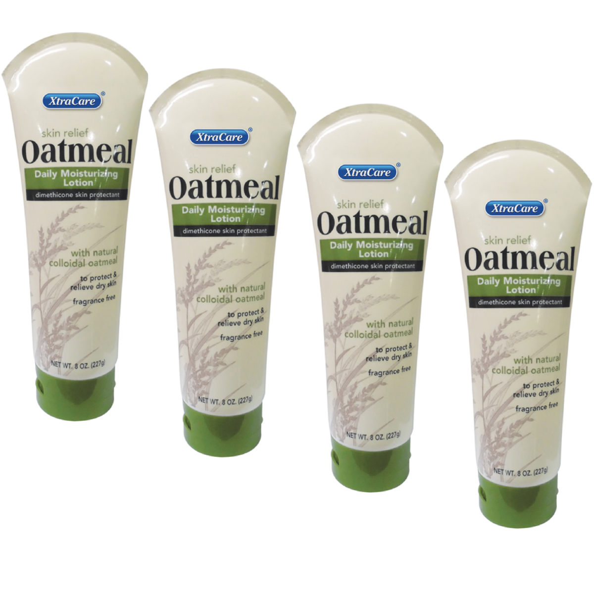 4 XtraCare Skin Relief Oatmeal Daily Moisturizing Lotion Each 8 oz