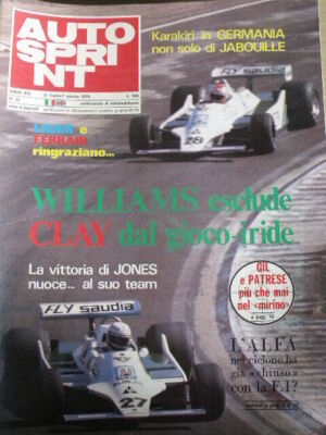 Autosprint 31 1979 Gil und Patrese mehr denn je im Visier - Williams ausgeschlossen [SC.50]