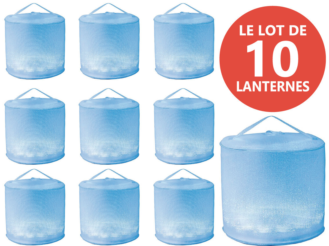 Lanterne solaire gonflable RGB pour illuminer vos soirées de jardin et piscine