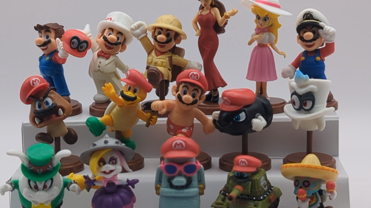 Super Mario Odyssey Mini Figure Choco Egg Full Complete Set of 16