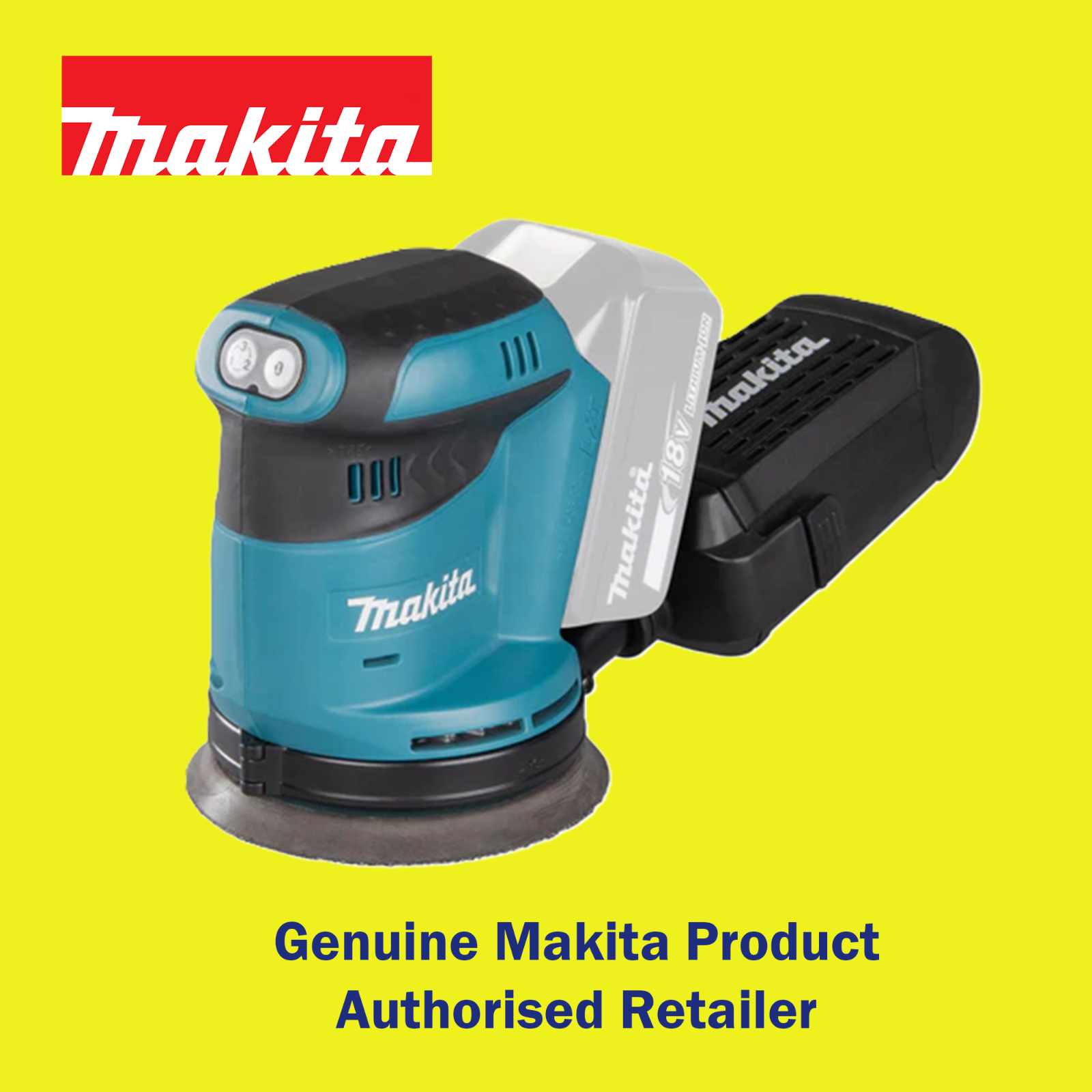 Makita DBO180Z 125mm Random Orbital Sander 18V Bare Unit MAKDBO180Z - Image 4