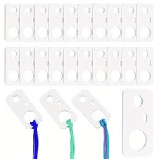 1box 30pcs Acrylic Thread Winding Boards Floss Bobbin Thread Organizer Card