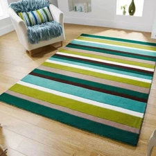 Multicolor Vertical style  Hand-Tufted ABM Rugs Collection | 100% Soft Wool