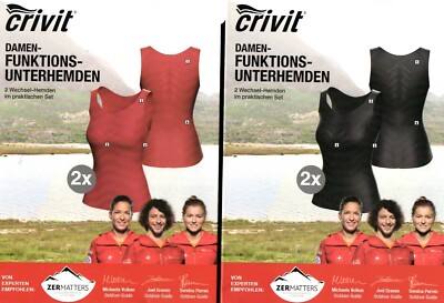 2 x Funktionsunterwäsche Damen Shirt Hemd  Biking Unterhemd Radsport Outdoor
