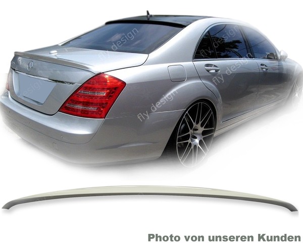 Spoiler Passend FüR Mercedes W221, Stil, Type A, Sportlicher Look, Abrisskante-image