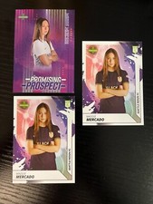THREE (3) Madie Mercado rookie card 2024 parkside PURPLE promising prospects