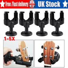 1-5x Wall Mount Guitar Hanger Holder Hook Keeper Hanging Bracket Bass Stand NEW
