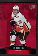 2020-21 Matthew Tkachuk Upper Deck Tim Hortons Hockey Red Die Cut DC-12