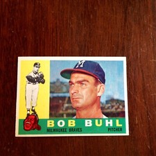 1960 Topps #374 Bob Buhl (VG) wrinkle