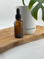 144 Pcs 1 oz [30ml] AMBER Boston Round Glass Bottles with Standard Dropper