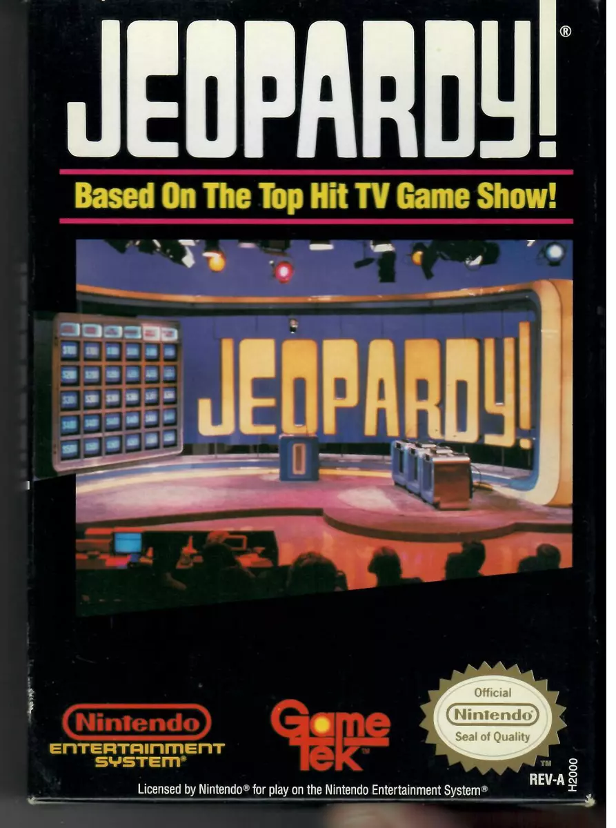 Jeopardy NES Hit TV Game Show Nintendo Entertainment System 1987  43948008769 | eBay