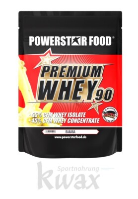 (EUR 39,76/kg) Powerstar Food - Premium Whey Protein 90 - 850g Beutel