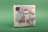 "Home Fashion Servietten \"Best Of Friends\" Papierservietten 33X33 20St. X-Mas"