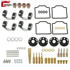 4X Carburetor Rebuild Repair Kit & Float For 1972 1973-1976 CB750 CB 750K USA