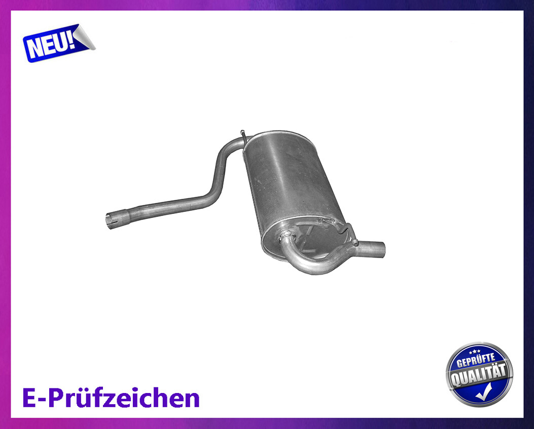 FERROZ Auspuff Set Für Dacia Duster 1.6i - Mitteltopf + Abgasrohr + Endtopf Komplettset