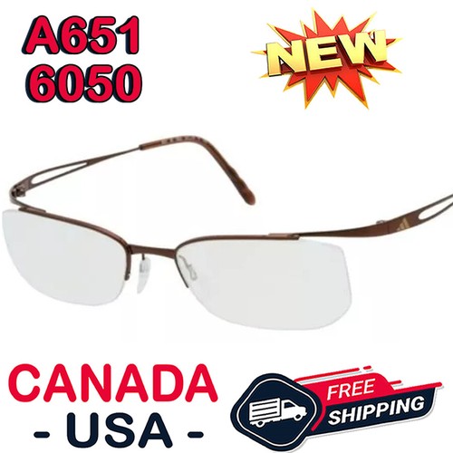 ADIDAS A651 6050 54 INSPIRED 2D COPPER BROWN OPTICAL FRAME EYEWEAR EYEGLASSES