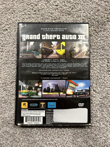 Grand Theft Auto 3 PS2 PlayStation 2 - Item And Box Only - Tested - Picture 2 of 3