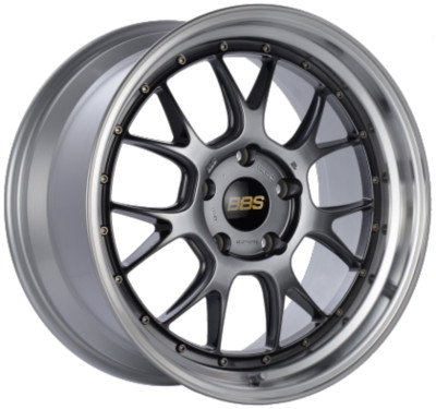 BBS LMR 19x10 ET 20 5x120 HB 82 Diamond Black Diamond Cut Machined Lip Wheel/Rim