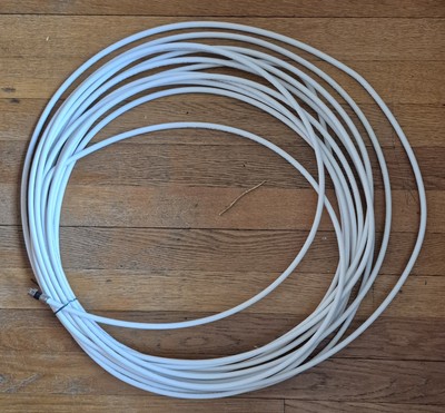 50FT RG6 75ohm Coaxial Cable with F Connectors For HDTV-FM, Low Loss, NEVER USED