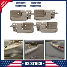 Car Inside Interior Door Pull Handle LH RH Beige For 2003-2008 Toyota Corolla 4x
