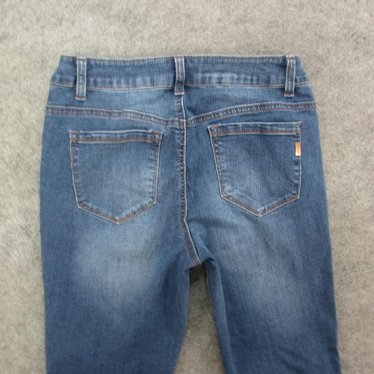 1822 Denim Jeans Womens 6 Blue Skinny Stretch Mid Wash Five Pocket