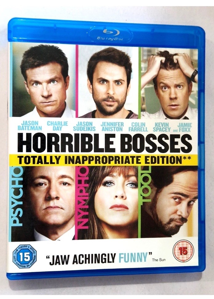 HORRIBLE BOSSES Totally inappropriate edition BLU-RAY New & Sealed