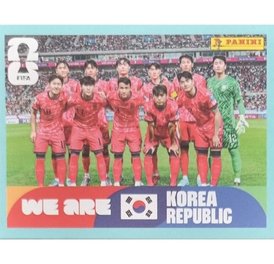 Panini FIFA World Cup 2026 Südkorea Sticker KOR 1-20