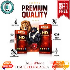 HD Tempered Glass Screen Protector For iPhone 12/13/14/15/16/17 Pro Max ?2 Pack?