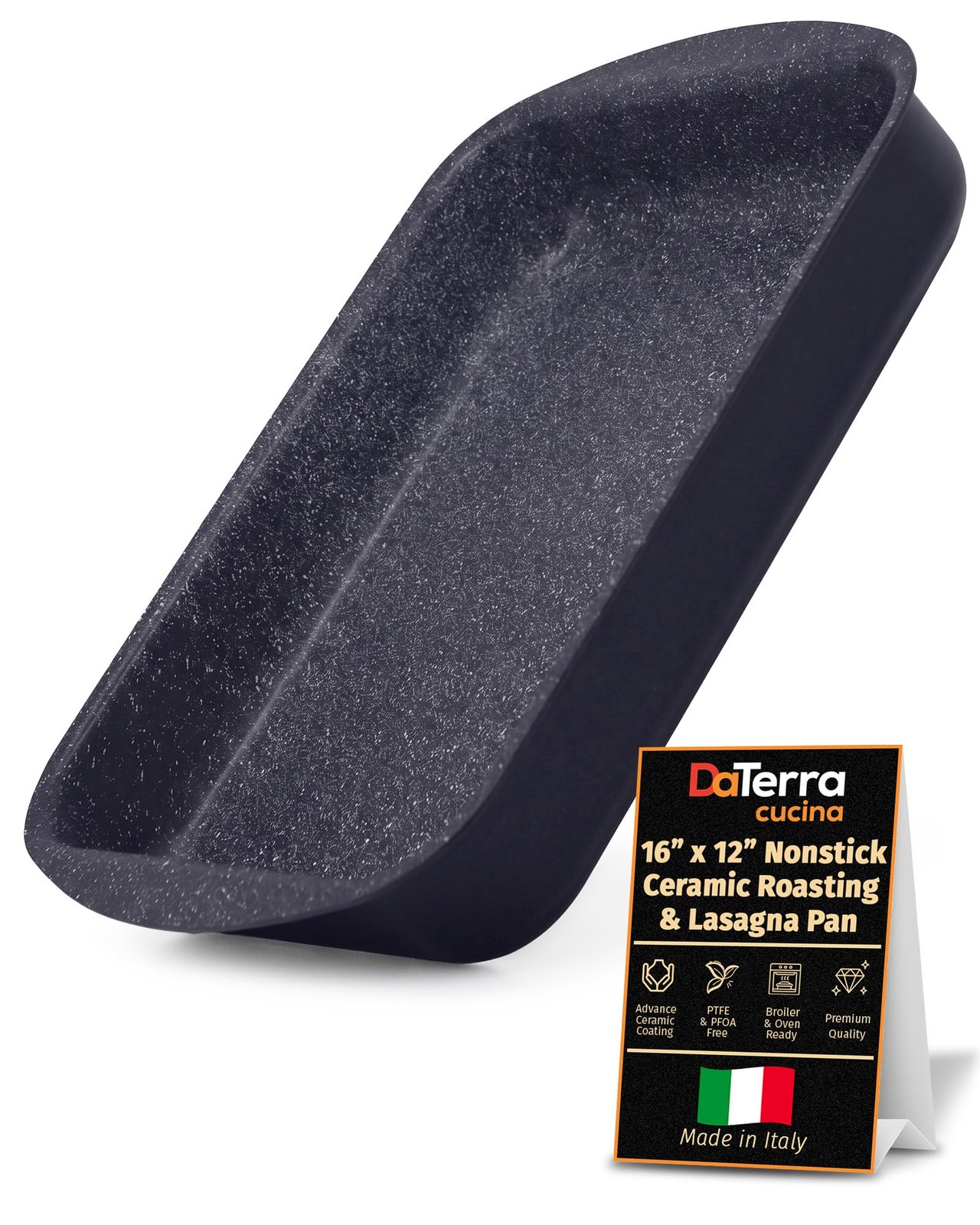 DaTerra Cucina Roasting & Lasagna Pan 16"x12"x3"