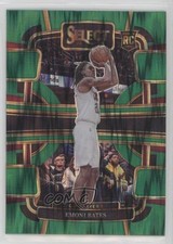 2023-24 Panini Select Concourse Green Shock Prizm Emoni Bates #67 15za