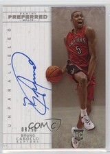 Panini Preferred Unparalleled Rookies 2014 8/50 Bruno Caboclo Rookie automático radiocontrol tq4