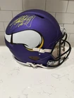 Adrian Peterson Signed Riddell Authentic Full Size Helmet Vikings Beckett COA