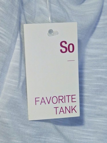 So Size Medium White Favorite Tank Top - Picture 4 of 10