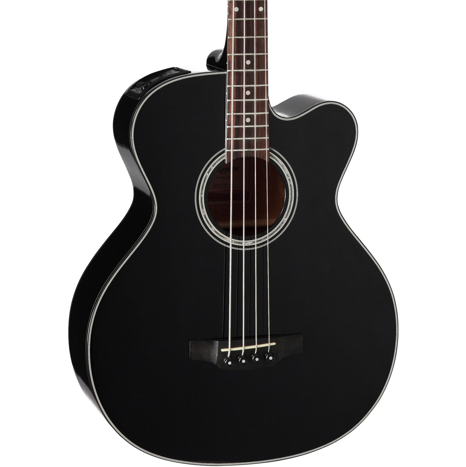 Акустическая электрическая бас-гитара Takamine GB30CE BLK Cutaway - Черный
